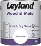 Leyland 423431 Wood & Metal Quick Dry Satin, 2.5 litres, white