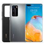 Huawei P40 Pro (5G) ELS-NX9 Dual/Hybrid-SIM 256GB Factory Unlocked Smartphone - International Version (Silver Frost)