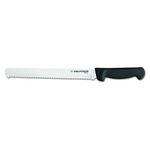 Dexter-Russell Basics P94804B 10 Scalloped Slicer/Bread Knife with Black Polypropylene Handle