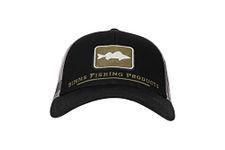 Simms Walleye Patch Trucker Hat – Snapback Baseball Cap with Walleye Fish Patch