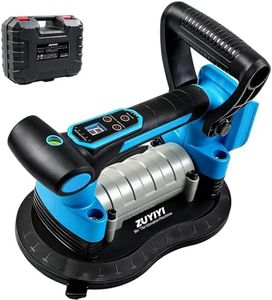 ZUYIYI Tile Vibration Tool & Electric Suction Cup 250mm for 18V Battery (NOT Included), 9 Speeds 18000RPM 882lbs/400kg Adsorption, Handheld Tiling Vibrator for Tiling Leveling Laying