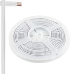 RGBZONE 10M 22AWG 3 Pin LED Light Strip Cable Cord Wire, Extension Cable Line Wire for WS2812b WS2811 Dream Color LED Strip Lights, PVC Plastic Flexible (White)