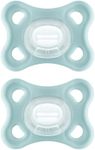 MAM Comfort Pacifiers, Newborn Pacifiers (2 Pack) MAM Pacifiers 3-12 Months, Best Pacifier for Breastfed Babies, Unisex Silicone Pacifier