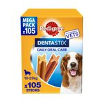 Pedigree DentaStix Daily Dental Chews Medium Dog 10-25kg 105 Sticks