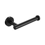 KES Black Toilet Paper Holder 304 Stainless Steel Bathroom Lavatory Tissue Roll Holder Dispenser Wall Mount Matte Black, A2175S12-BK