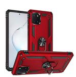 Helix Hard Shockproof Stand Case 360 Degree Thunder Case, Dual Layer Hybrid Armor Back Cover Case with Kickstand for Samsung Galaxy Note 10 Lite 6.7" - Red