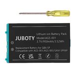 950mAh GBA SP Battery Replacement, JUBOTY Li-ion Internal New Upgrade Battery Compatible with Nintendo GBA SP Game Console with 1 Repair Tool Kits