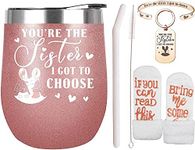 VeryMerryMakering You’re the Sister I Got to Choose, Friend Gifts for Women, Friends Birthday Gifts, Friendship Gift for Women, Birthday Gifts for Female Friends, Best Friend Tumbler.