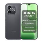 HONOR 600 Lite 5G Unlocked Smartphone | 108MP AI Camera | 6520mAh Battery | 8GB RAM | 256GB Storage | Dual SIM | 1.8m Drop Protection | Android Phone | Velvet Black