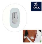 BaBallet 25-Pack Dexcom G6 CGM Patches, Pre Cut Clear Waterproof Adhesive Patches, Hypoallergenic Tape, Dexcom CGM Sensor Protection Stickers for Diabetics