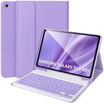 Keyboard Case for Samsung Galaxy Tab A9+/Plus 11’’ 2023(SM-X210/X216/X218),Case with Keyboard for Samsung Tab A9+ with S Pen Holder,Detachable Bluetooth Keyboard for Galaxy A9 Auto Wake/Sleep,Purple