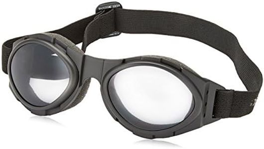 Bobster Bugeye 2 Goggles,Black Frame/3 Lenses (Smoked, Amber and Clear),one size