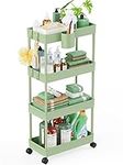 LEHOM Slim Rolling Storage Cart - 4