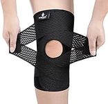 NEENCA Professional Knee Brace with Side Stabilizers, Medical Knee Support with Mesh Weave Tech, Knee Wrap with Ultra-Soft Bandage for Knee Pain, Arthritis, Injuries Relief, Running, Workout, Sports