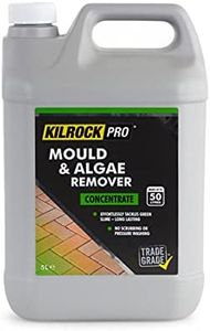 Kilrock Mould & Algae Remover 5L - Destroys mould in damp places - Trade strength formula Grey