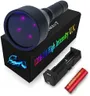 Convoy L21B-X4 365nm UV Flashlight with ZWB2 Filter by Lumencraft - Long Range, Ideal for Hunting Fluorescent Minerals - Enhanced LED Chip & Heatsink - Handheald Blacklight Flashlight