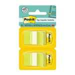 Post-it Flags, Bright Green, 1-Inch Wide, 50/Dispenser, 2-Dispensers/Pack