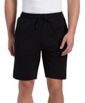 Jockey Men's Cotton Shorts (9426-0103-BLACK Black XL)