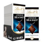 Lindt Dark Chocolate, 3.5 OZ (Pack of 12)