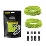 Xpand No Tie Shoelaces System with Elastic Laces - One Size Fits All Adult and Kids Shoe