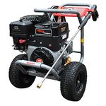 RocwooD Petrol Pressure Washer 5000PSI Electric Start 420cc Jet High Power Plus Free Oil Commercial Machine Portable Rotary Spray Gun Brush Filter Lance Nozzle Accessories