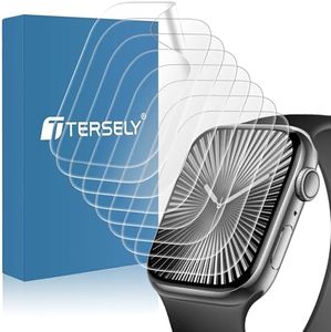 T Tersely [8 Pack] Screen Protector for Apple Watch Series 10-42 MM,Premium TPU Soft Full Coverage Film for iWatch S10 2024, Anti-Scratch HD Clear