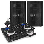 SL 10" Speakers and Mixer Amplifier Dual CD Player House Party Bedroom DJ System