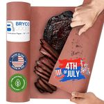 Bryco Goods Butcher Paper Roll - Unbleached - Unwaxed - Uncoated - Suitable for Smoking All Meat Varieties - Smoker Paper - Peach Butcher Paper - Sublimation Butcher Paper - 18" x 100' (1200")
