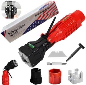 Lightdream 22-in-1 Multi-Function Faucet & Sink Tool - Undermount Sink for Tight Spaces, Kitchen Faucet Installer with Nut Wrench, Plumbing for Bathroom Toilet Repairs