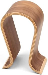 Wood Arch Headphone Stand (Walnut Finish) TEKLINE Model: ASONA