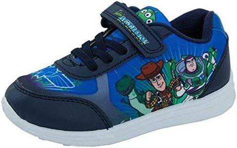Toy Story Buzz Woody Rex Disney Boys Blue Trainers Calzado Deportivo para niños