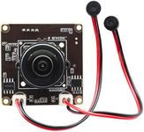 SVPRO 5MP USB Camera Module with Microphone for Computer,Ultra Wide Angle 200 Degree Fisheye USB Industrial Machine Vision Camera for Computer,Raspberry Pi