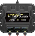 3 Bank Marine Battery Charger, 12V 