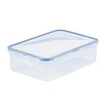 Lock & Lock HPL824 Rectangular Storage Container - Clear/Blue, 1.6 L