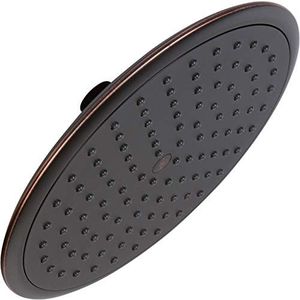 Aqua Elegante Waterfall Showerhead - 9 Inch Large Overhead Rain Shower Head With Self-Clean Nozzles, High Flow Best With Extension Arm - 2.5 GPM - Oil-Rubbed Bronze