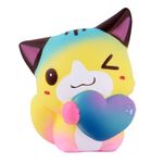 Anboor Squishies Cat Love Heart Kawaii Soft Squishy Slow Rising Scented Animal Squishies Stress Relief Toys Prime Collection Gift 1PCS