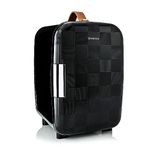 Subcold Pro10 Luxury Mini Fridge Cooler | Compact 10L Portable Small Fridge 12V & 240V | Efficient, Quiet Cooling System | Ideal for Bedroom, Office, Beauty & Car |(Chequer Black)