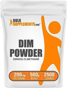 BulkSupplements.com DIM Powder - Diindolylmethane Powder, DIM Supplement for Men & Women - DIM 200mg, Gluten Free - 200mg per Serving, 500g (1.1 lbs) (Pack of 1)