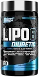 Nutrex Research - Lipo 6 Black Diuretic Water Pills (80 Caps) - Diuretics Reduce Bloat, Water Weight & Enhances Muscle Definition - Water Pill Bloating Relief - Diuretics for Water Retention Pills