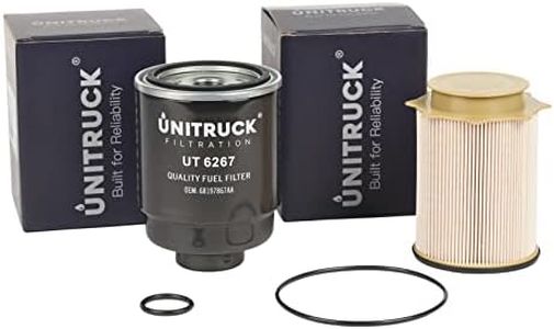 UNITRUCK Fuel Filters 6.7 Cummings： Water Separator Set Replacement for 2013-2018 Dodge 2500 3500 4500 5500 6.7L Cummins Turbo Diesel Engines - Replaces# 68197867AA, 68157291AA