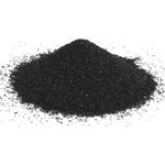 vidaXL Black Aquarium Sand - Natural Basalt Gravel Chippings, Ideal for Fresh and Saltwater Aquaria, Enhancing Plant Growth, Maintaining Water Stability, 10 kg Bag