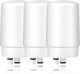 3 Pack Faucet Filter Cartridges, Replacement Fit for All Brita Faucet Filter, Brita 36311 On Tap Water Filtration System, Brita FR-200, FF-100 Replacement Filter, White