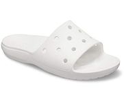 Crocs Unisex Adult Classic Slide White Slipper-8 Men/ 9 UK Women (M9W11) (206121-100)