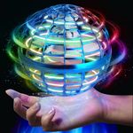 2023 Flying Orb Ball Toy, Flying Toy Boomerang Fly Spinners for Kids Adults Indoor Outdoor Flying Ball Toy, Globe 360°Rotating Hand Controlled Flying Orb Ball Toys Magic Toy (Blue)
