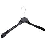 The Hanger Store 20 Mens plastic coat hangers with broad ends & notches-Choose Quantity & Hanger size