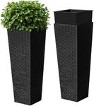 Devoko Resin Tall Planters for Outd