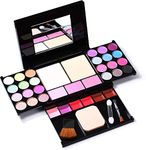 Eyeshadow Palette Makeup Palette 35 Bright Colors Matte and Shimmer Lip Gloss Blush Brushes (35 Color)