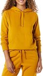 Amazon Essentials Women's French Terry Fleece Pullover Hoodie (Available in Plus Size), Tobacco Brown, Large