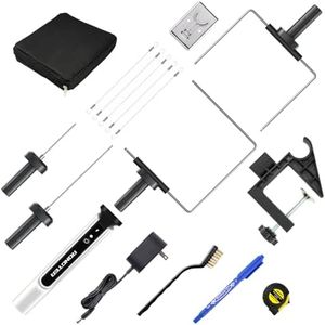 RONGTER 4 in 1 Hot Wire Electric Foam Cutter kit, Styrofoam Cutting Tool 15W/ 6V, Heated Foam Carving Knife Kit. (Bagged White)