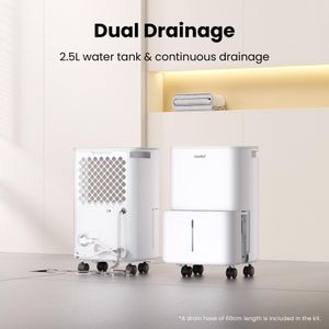 COMFEE Aqua Dry 12L Dehumidifier – Portable Home Moisture Removal
